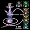 wholesale glass hookah shisha with LED